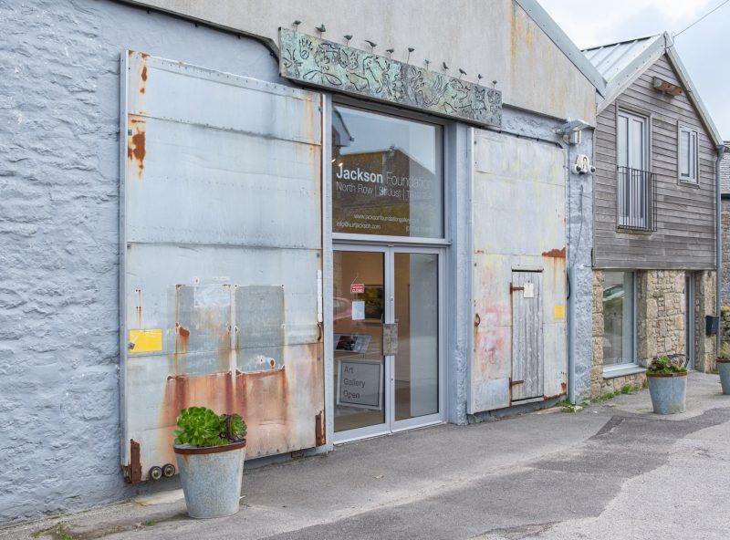 The exterior of the Jackson Foundation Gallery on North Row, St Just